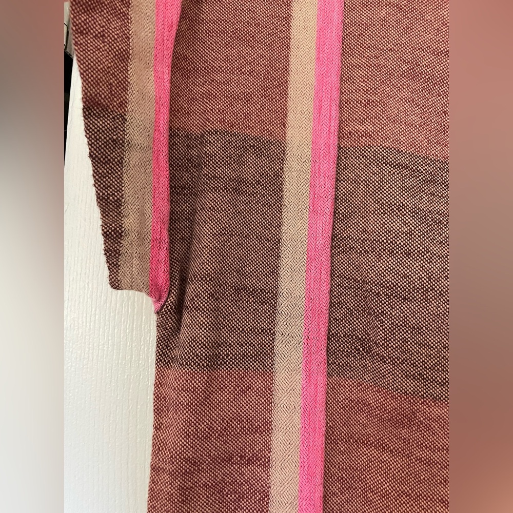 Ace & Jig Brown Dress with Pink Stripes - Picture 2 of 6